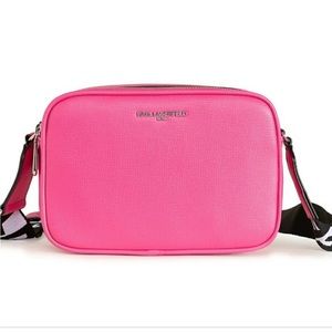 𝓚𝓐𝓡𝓛 𝓛𝓐𝓖𝓔𝓡𝓕𝓔𝓛𝓓 Paris Maybelle Camera Crossbody Bag